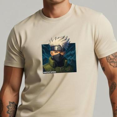 Imagem de Camisa Masculina Kakashi Sensei Naruto Casual 100% Algodão - Yazzo, Of