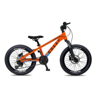 Imagem de Bicicleta Aro 20 Colli Dublin Shimano 21v, Laranja neon