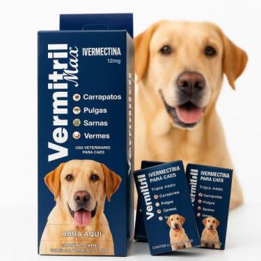 Imagem de Antipulgas e Carrapatos Pet 48 Comprimidos para Cães até 60kg - Vila F