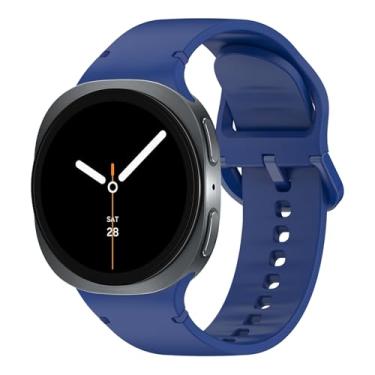 Imagem de Nathlafu Pulseiras esportivas compatíveis com Samsung Galaxy Watch 8 de 40 mm e 44 mm/Watch 8 Classic de 46 mm, pulseira de silicone macio à prova d'água sem lacunas para Samsung Watch 8 2025 feminino