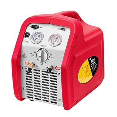 Imagem de VIVOHOME Máquina Portátil De Recuperação Refrigerante Cilindro Único, 110-120 V Ca, 60 Hz, 3/4 Hp, Vermelha