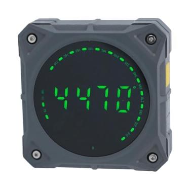 Imagem de Fenteer Inclinômetro digital, nível eletrônico, medidor de ângulo, transferidor, conveniente para construção de alvenaria, Cinza