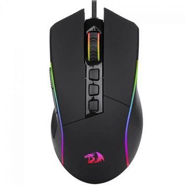 Imagem de Mouse Gamer Redragon Plank RGB, 16000 DPI, 9 Botões Programáveis, Black