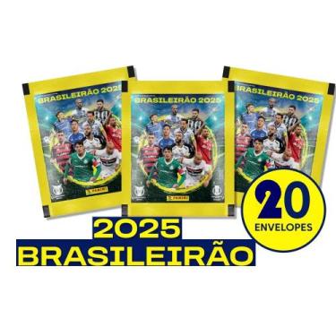 Imagem de Kit 100 Figurinhas Brasileirão 2025 Panini Em 20 Envelopes