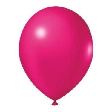 Imagem de BALÃO REDONDO LISO- ART-LATEX Nº 09-  FUCSIA - Pacote com 50 unidades 