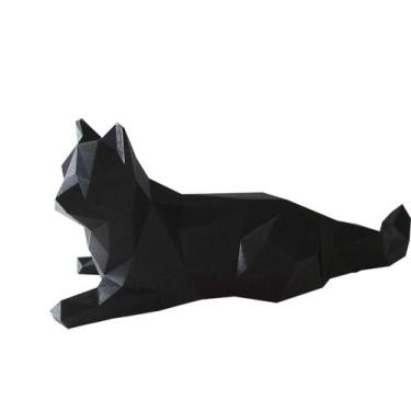Imagem de Gato 28 Cm De Comprimento - Decoração, Presente, Enfeite - Toque 3D, P