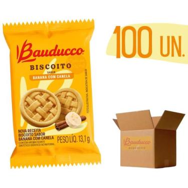 Imagem de Biscoito Bauducco 11,8g Sabor Banana Com Canela - 100 unidades