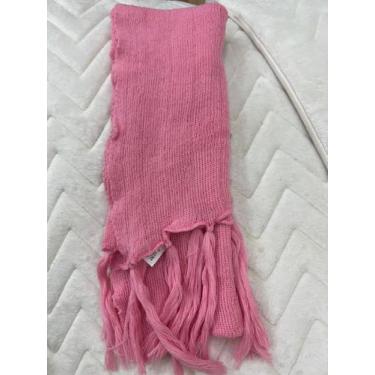 Imagem de Cachecol Liso de Lã Feminino / Masculino Básico Inverno Echarpe Adullt