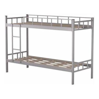 Imagem de Beliche Aço Tubolar, 2 Pessoas Colchão De 0,78 - JB Moveis, Branco