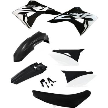Imagem de Kit Plástico Biker Next Crf 230 Adesivos E Banco Avtec
