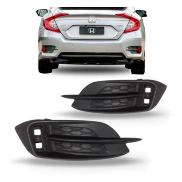 Imagem de Acabamento parachoque traseiro civic 2016 a 2017 - SP ACESSÓRIOS, Esqu