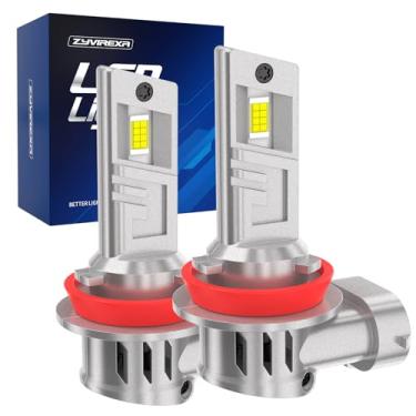 Imagem de Zyvirexa Compatível com lâmpadas de farol de neblina Toyota Tundra 2014-2022, luz branca, design 1:1 com ventilador de resfriamento, sem necessidade de adaptador, Plug and Play, pacote com 2