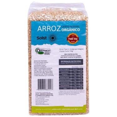 Imagem de Arroz Cateto Orgânico Integral  Tipo Japonês  Solst 1 Kg