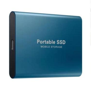 Imagem de Disco rígido externo SSD portátil de 2 TB - Type-C 3.0 - Azul - SEMD