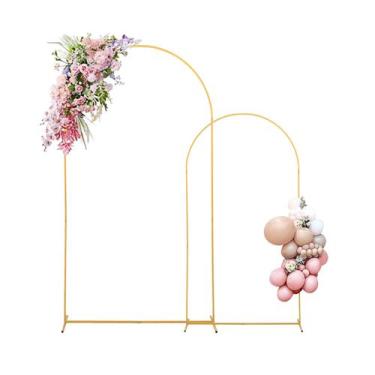 Imagem de Conjunto de suportes Backdrop Arch yumiaohe 2 (2,2 m+1,8 m) em metal d