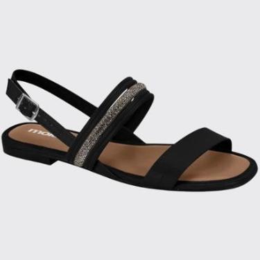 Imagem de Sandália Feminina Rasteira Strass Slide Confort Moleca 5435.554.29257-Feminino