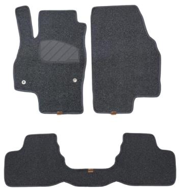 Imagem de Tapete Para Nivus 2020 2021 2022 2023 2024 2025 2026 - Jogo 3 Peças Cor Grafite Capacho Impermeável Linha Luxo