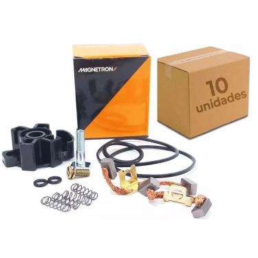 Imagem de Escova De Arranque Honda Cb300 2009 A 2015 Xre300 2009 A 2022 Com Suporte Magnetron Kit Com 10 Peças