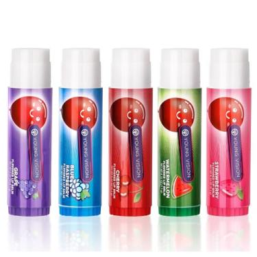 Imagem de Máscara de dormir labial, hidratante noturno, máscara labial de frutas silvestres, protetor labial reparador para dia e noite para melhorar a secura rachada, hidratar, nutrir, esfoliar os lábios