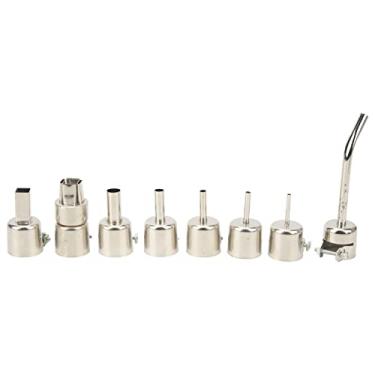 Imagem de 8 Pedaços de Pontas de Pistola de Calor de ângulo Curvo São Colocadas Em Desgaste e Resistentes para o Uso de Pistola de Calor Fácil de Pisar
