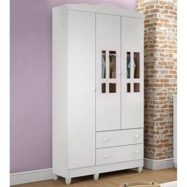 Imagem de Guarda Roupa Infantil Ariel 3 Portas - Carolina Baby