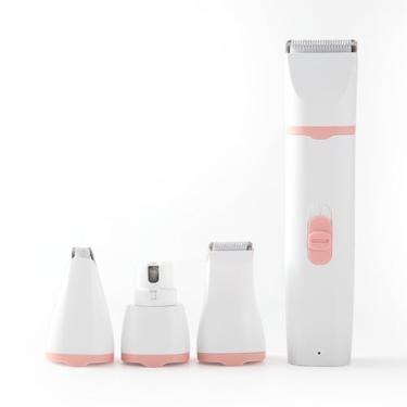 Imagem de Pssopp Cortador de Cabelo de Gato de Cachorro, Design Silencioso Fácil de Limpar e Operar o Kit USB Recarregável de 4 Em 1 Em 1 de Estimação Com 4 Lâminas Substituíveis para Animais