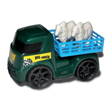 Imagem de Caminhão Boiadeiro Animais Infantil Brinquedo Infantil Carrinho - AMAR