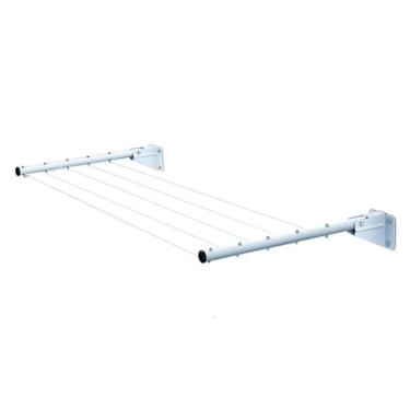 Imagem de Varal Parede Barcelona Branco Secalux 61012