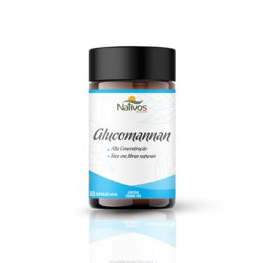 Imagem de Glucomannan 500mg 60 Cápsulas de Fibra Natural
