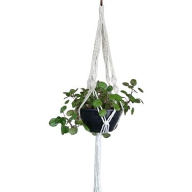 Imagem de Suporte Corda Para Pendurar Vasos de Plantas 70 cm Decoração Arte Macrame