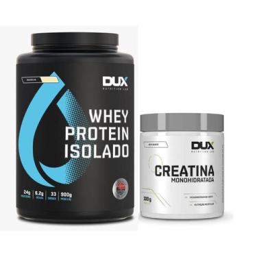 Imagem de Kit Whey Protein Isolado 900g + Creatina 300g - Dux - Dux Nutrition, B