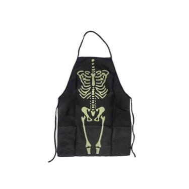 Imagem de Avental Divertido Halloween Esqueleto Bazar