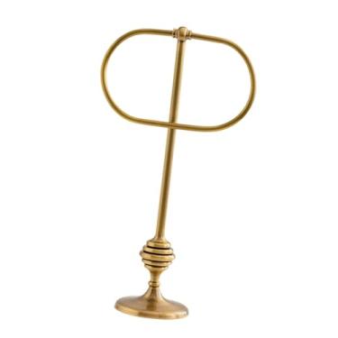Imagem de Generic Suporte para toalhas de mão, cabide para toalhas, armazenamento prático, latão, independente, para decoração de casa e banheiro