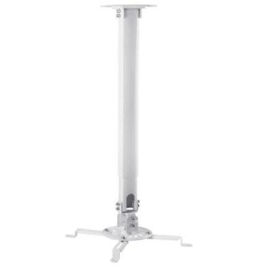 Imagem de Suporte Para Projetor De Teto Modelo Cpr900 Branco - Central Suportes