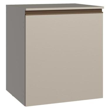 Imagem de Balcão De Cozinha 60 Cm 1 Porta Suspenso Nice Madesa Crema