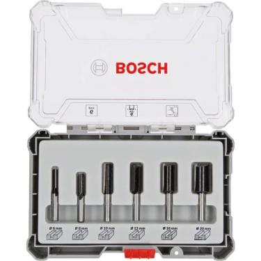 Imagem de Jogo De Fresas Retas Haste 6mm 6 Peças - 2607017465 - Bosch