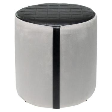 Imagem de Puff Banquinho Nobre Para Sala Quarto Escritório Estofado Decorativo -