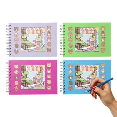 Imagem de Livro de Colorir Premium – Capa Dura A5 com Ilustrações Exclusivas e Papel Resistente para Lápis e Canetinhas