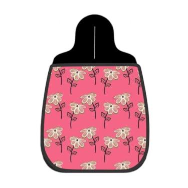 Imagem de Lixeira De Carro Organizador Lixinhocar Flor Minimalista Rosa Pink