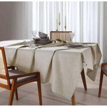 Imagem de Toalha Mesa Quadrada Clean Linhares Paloma 8 Lugares Dohler