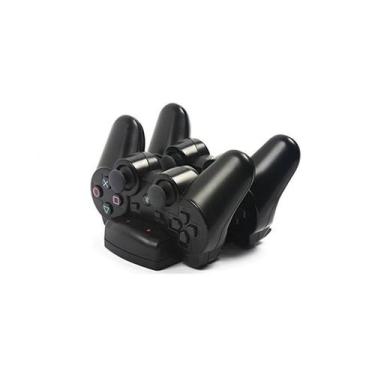 Imagem de Estação de carregamento para PS3 Joystick Control Double Base Charge -