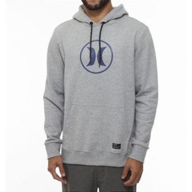 Imagem de Moletom Hurley Canguru Circle Icon Oversize WT23-Masculino