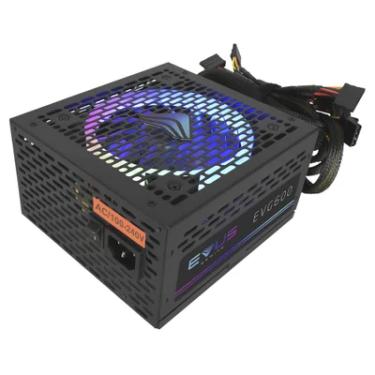 Imagem de Fonte Evus ATX Gamer, 600W, 80 Plus Bronze, ARGB