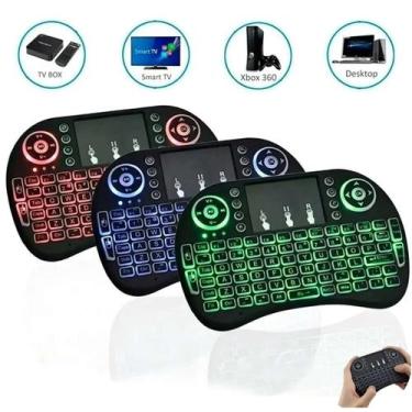Imagem de Mini Teclado Gamer Wireless Com Iluminação - Rick Imports
