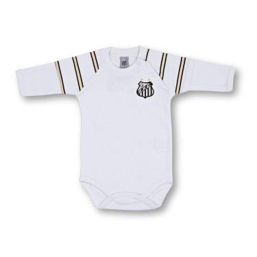 Imagem de Body Bebê Santos Manga Longa Oficial