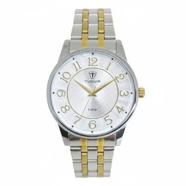 Imagem de Relógio Tuguir Feminino Ref: Tg30423 Casual Bicolor