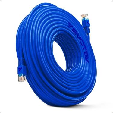 Imagem de Cabo De Rede 20 Metros 20M Lan Internet Crimpado Rj45 Cat6 A