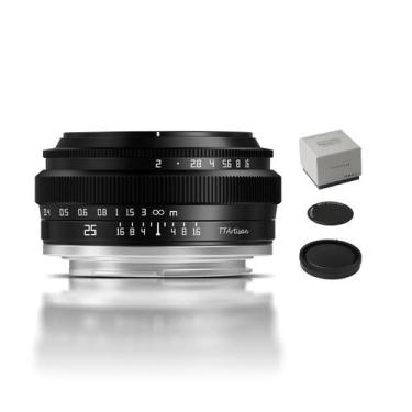Imagem de Lente de câmera Tartisan 25mm f2 APS-C Manual Focus M43 Mount - TTARTI