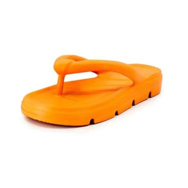 Imagem de Chinelo Usaflex Dedo Feminino - Laranja