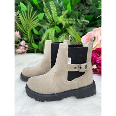 Imagem de Bota Nilqi Mariana Off - Conforto e Estilo para Crianças, Beige, 34